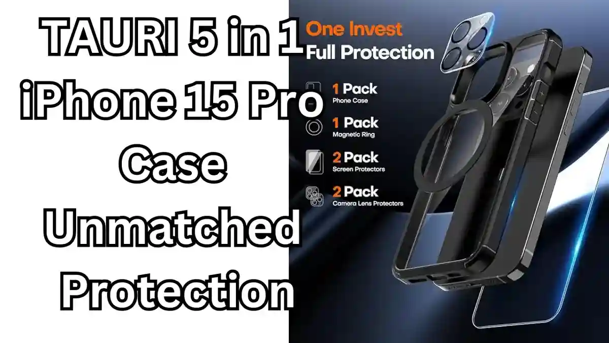 TAURI 5 in 1 iPhone 15 Pro Case: Unmatched Protection