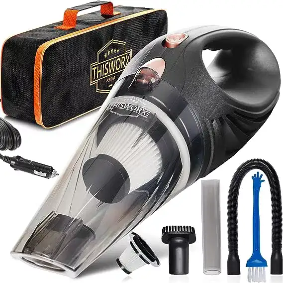 ThisWorx Car Vacuum Cleaner -Portable Car Vacuum, RV Camper, Detailing Kit