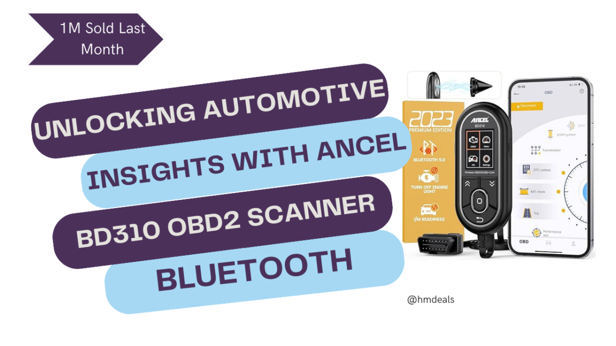 Unlocking Automotive Insights with ANCEL BD310 OBD2 Scanner Bluetooth