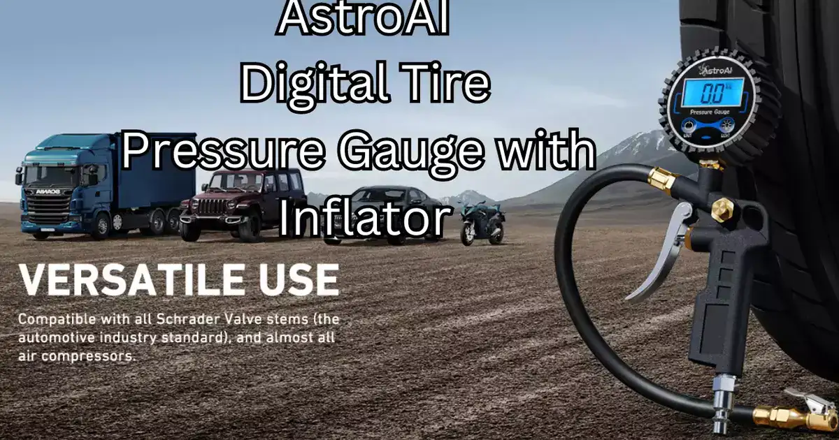 AstroAI Digital Tire Pressure Gauge with Inflator