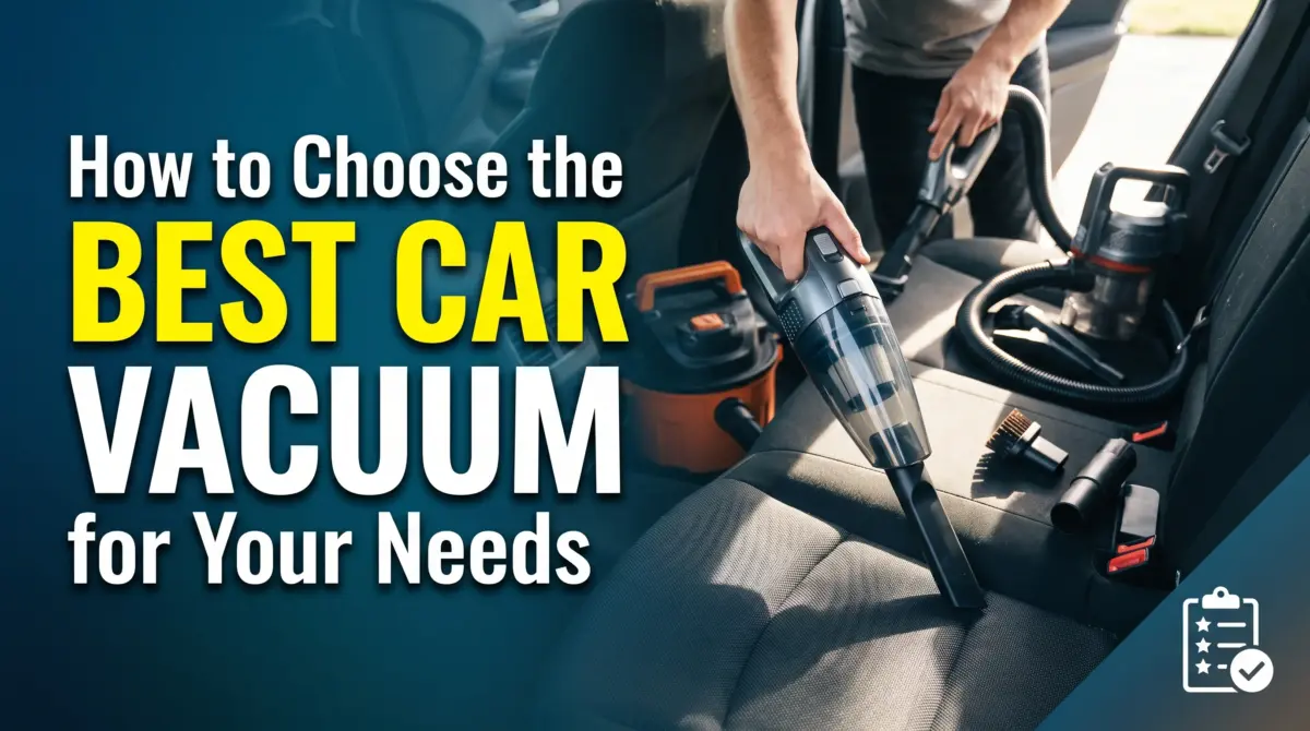 How to Choose the Best Car Vacuum Cleaner for Your Needs